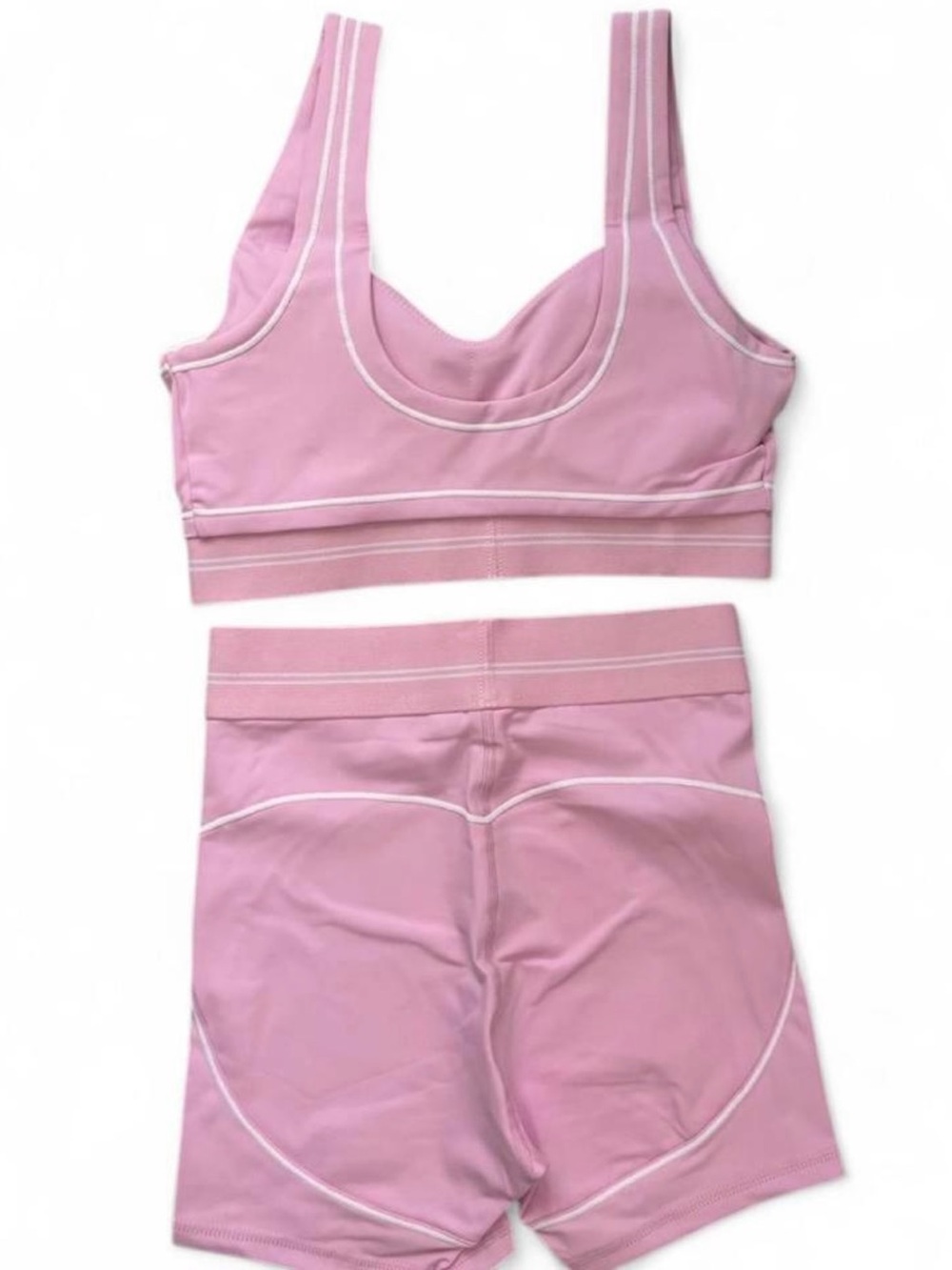 Alo Yoga Heart Throb Shorts Set Pink Size S - Picture 2 of 3